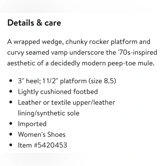 Chocolat Blu Wind Tan Leather Platform Wedge Peep Toe Sandals, Women’s Size 8 - Picture 6 of 9